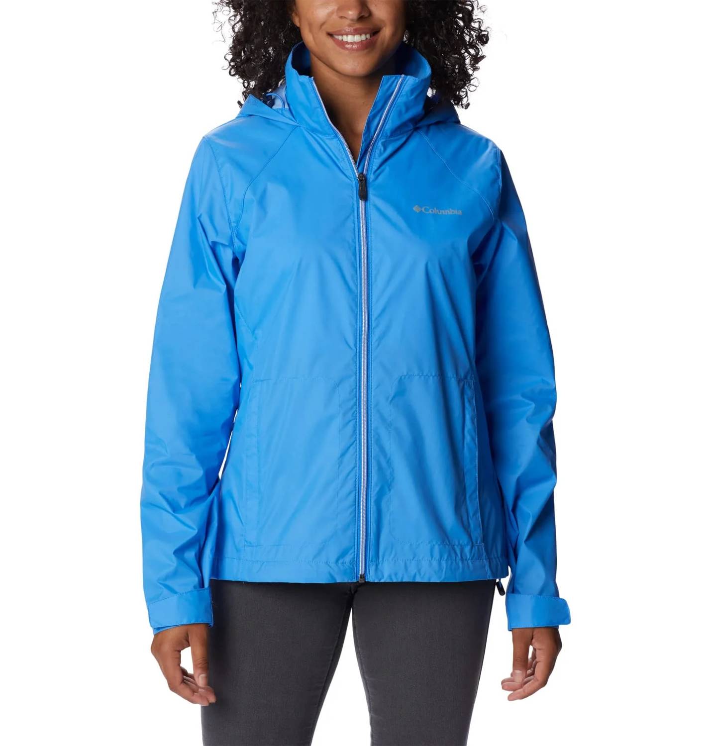 Chaqueta de mujer color azul