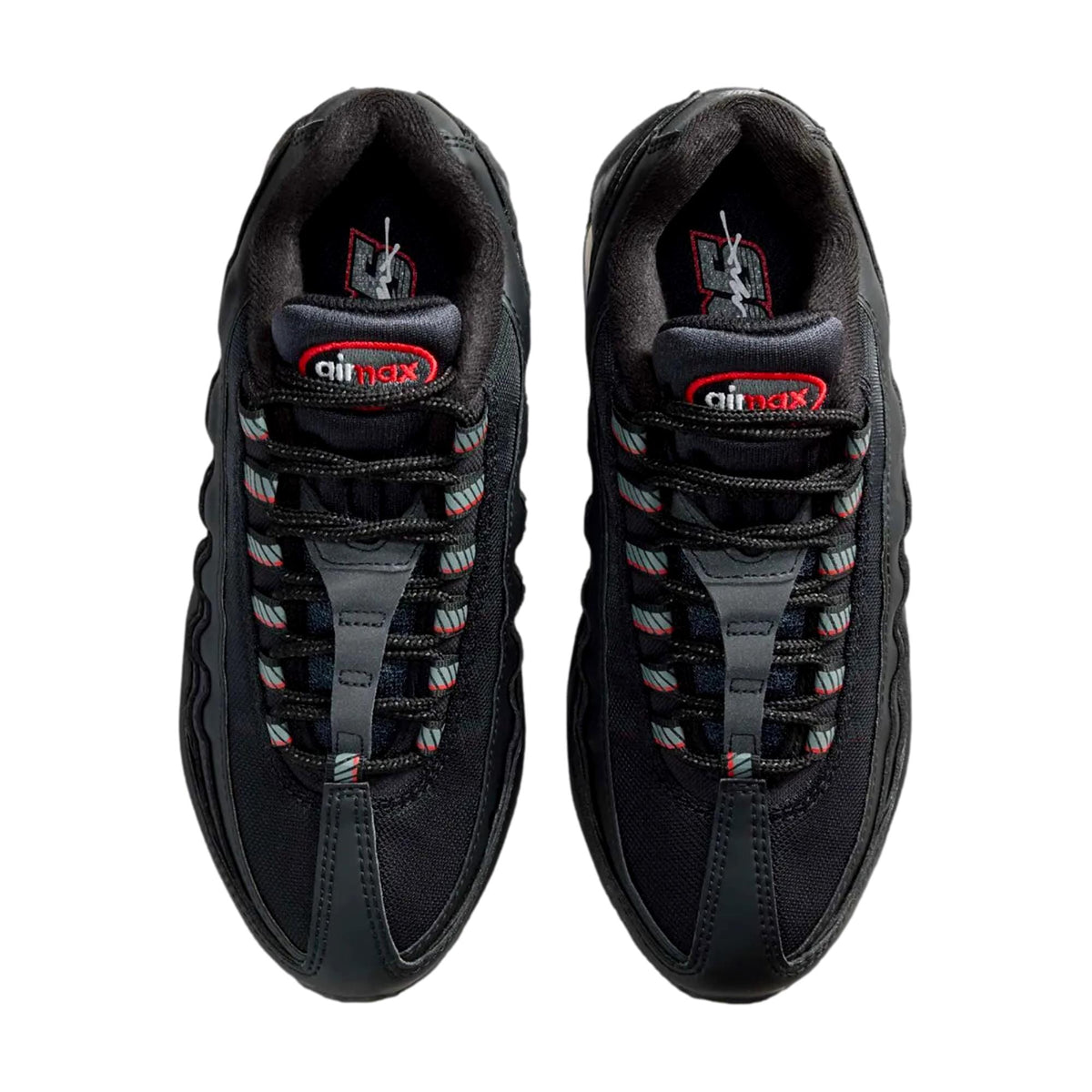 Calzado infantil de cuero color negro y gris