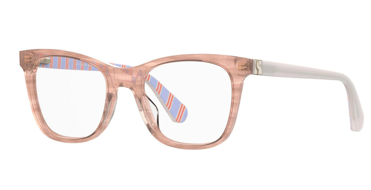 Montura para gafas de mujer 49 mm color azul y plateado