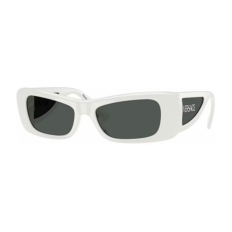 Gafas color gris oscuro y blanco