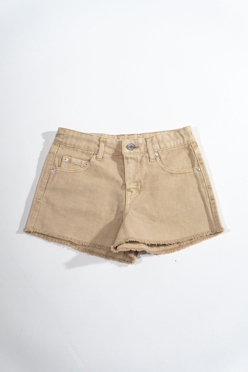 Short infantil de mezclilla