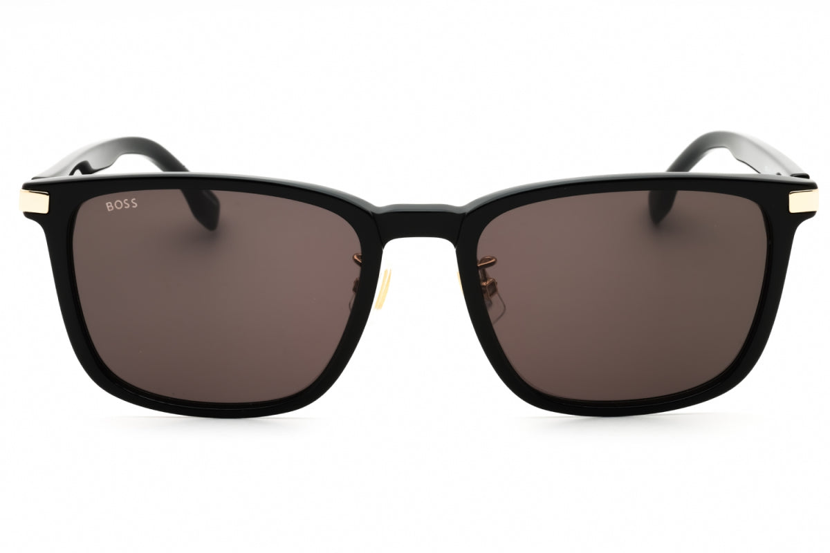 Gafas color negro y gris y dorado