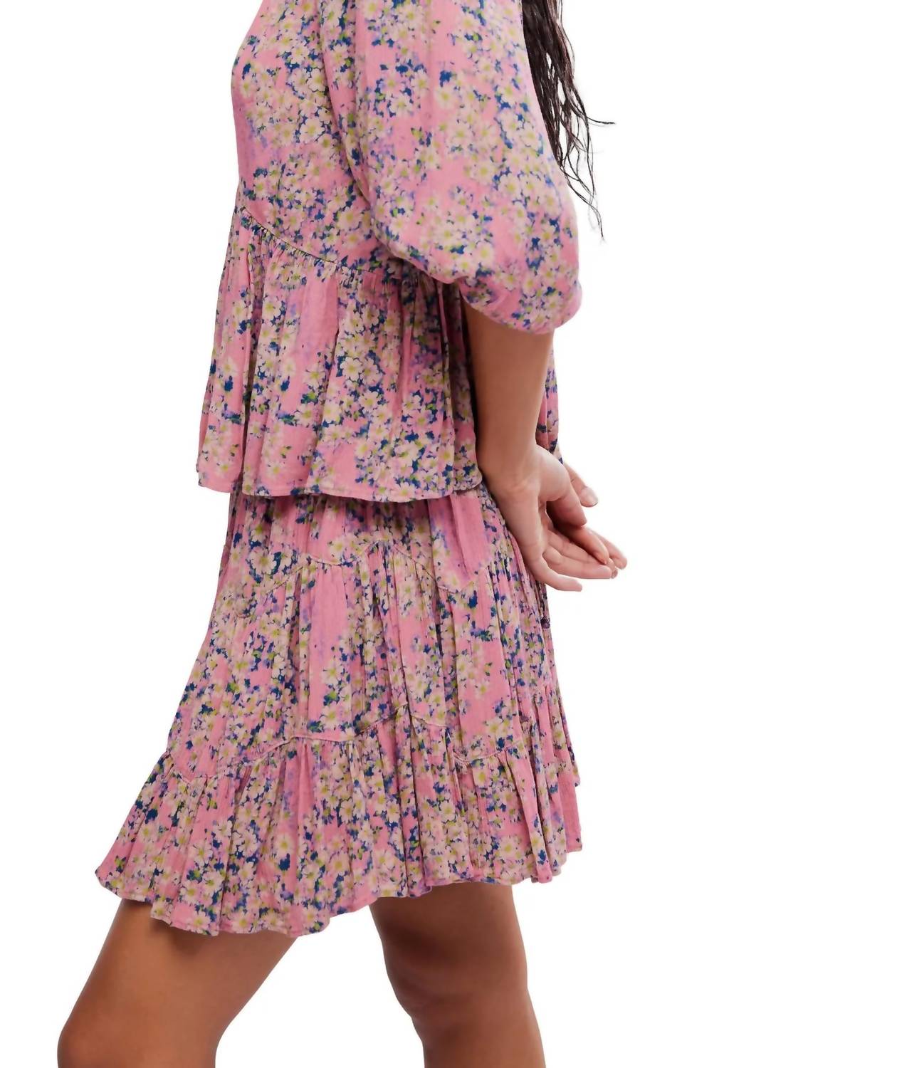 Top con estampado color rosado