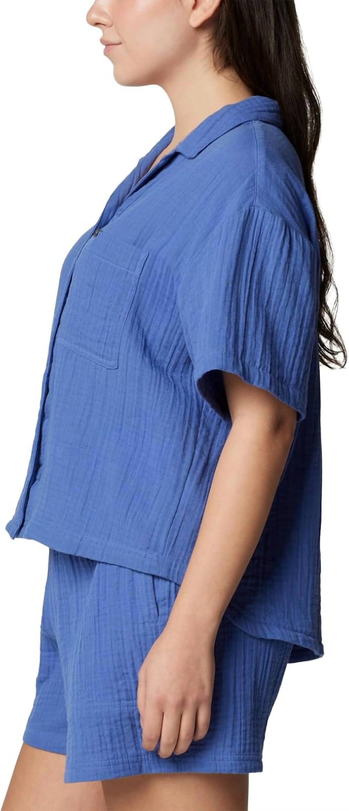 Short color azul