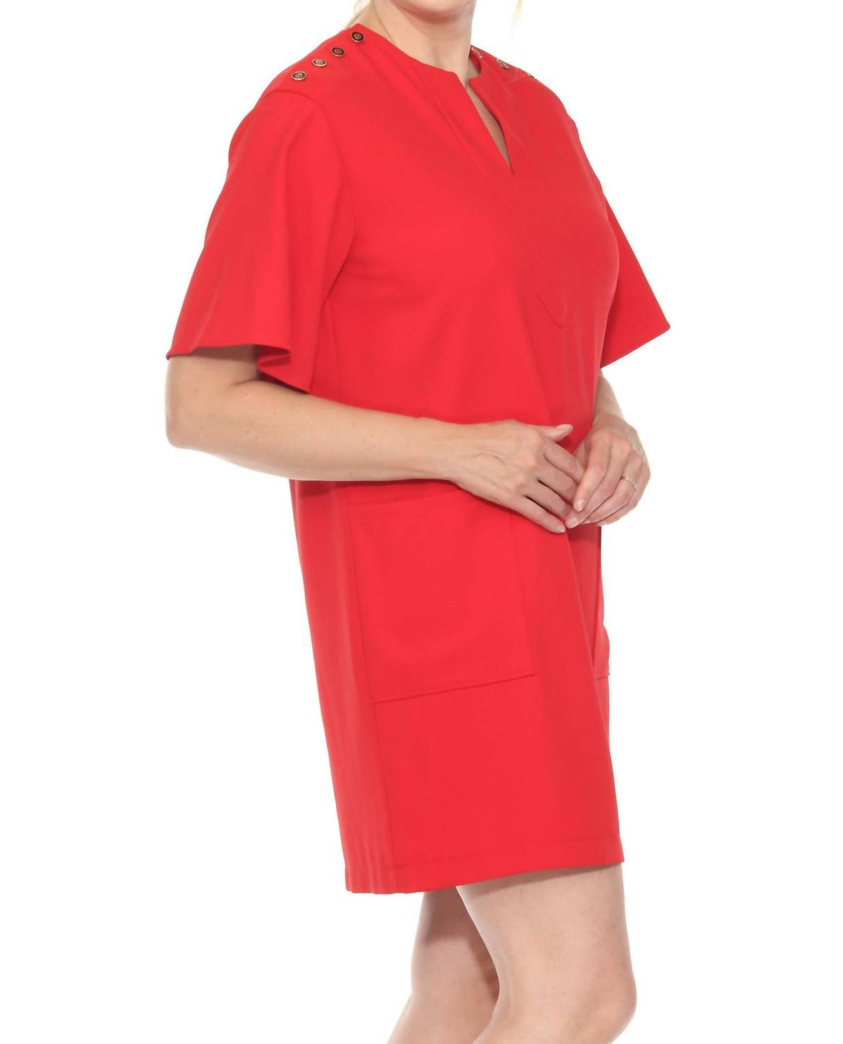 Vestido corto color rojo