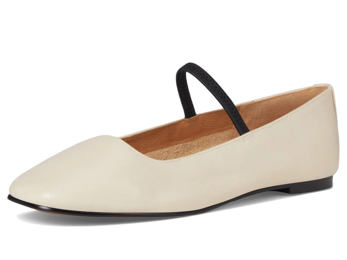Baletas de mujer de cuero sin cordones