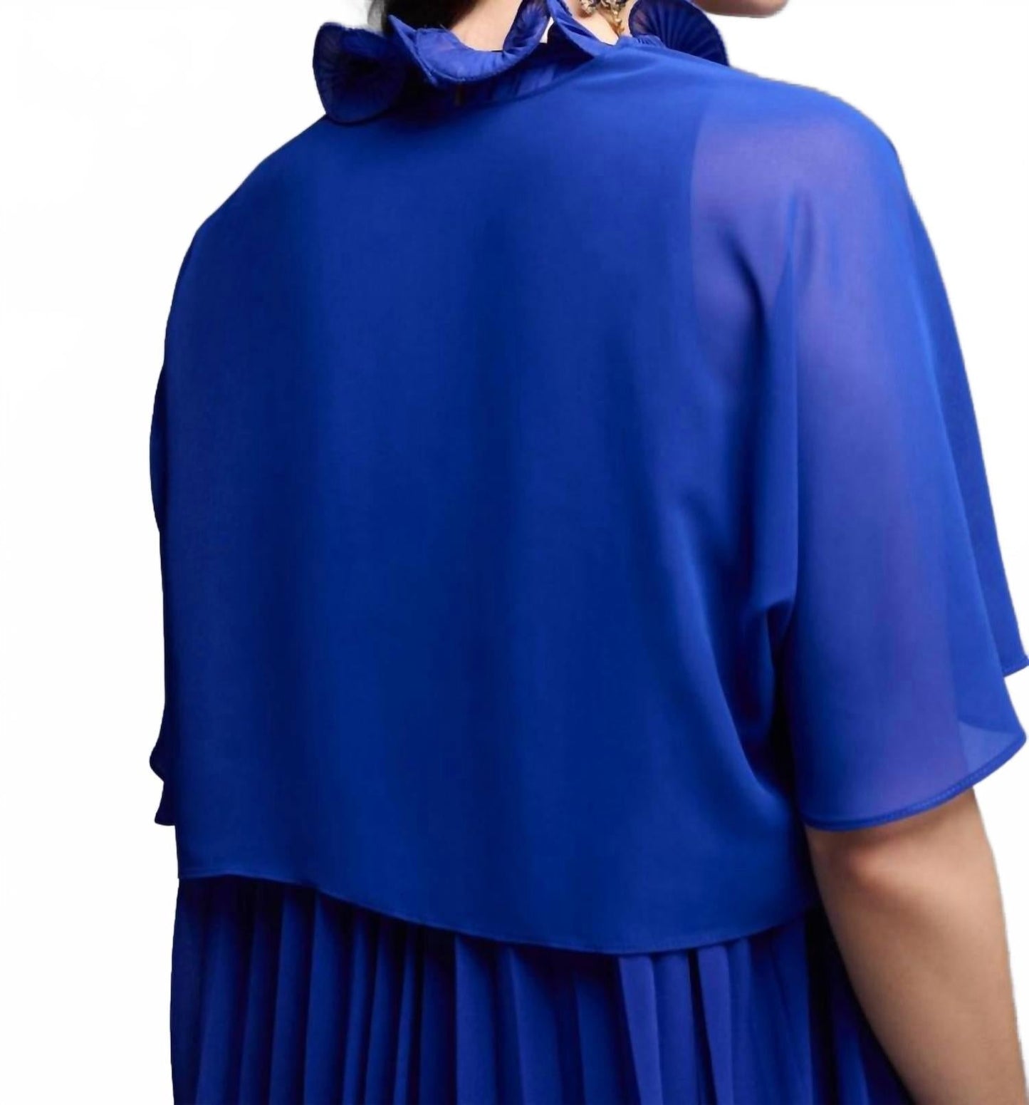 Capa de gasa color azul