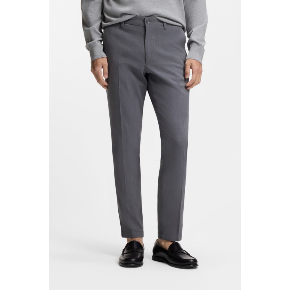 Pantalón de algodón de corte ajustado