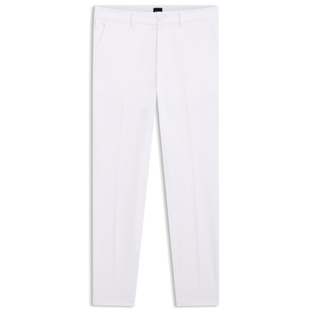 Pantalón de mezcla de algodón de corte ajustado