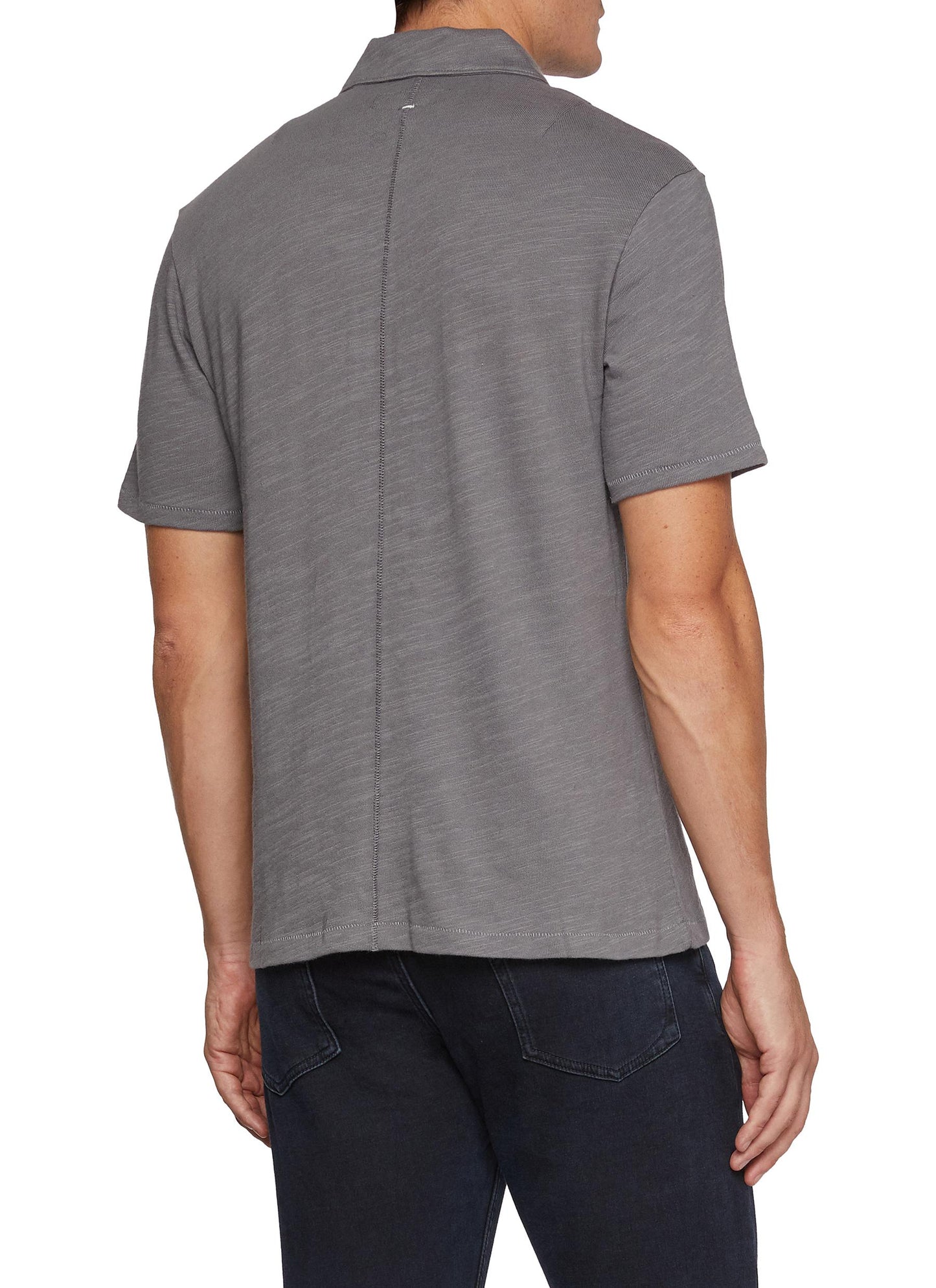 Polo de hombre color gris oscuro