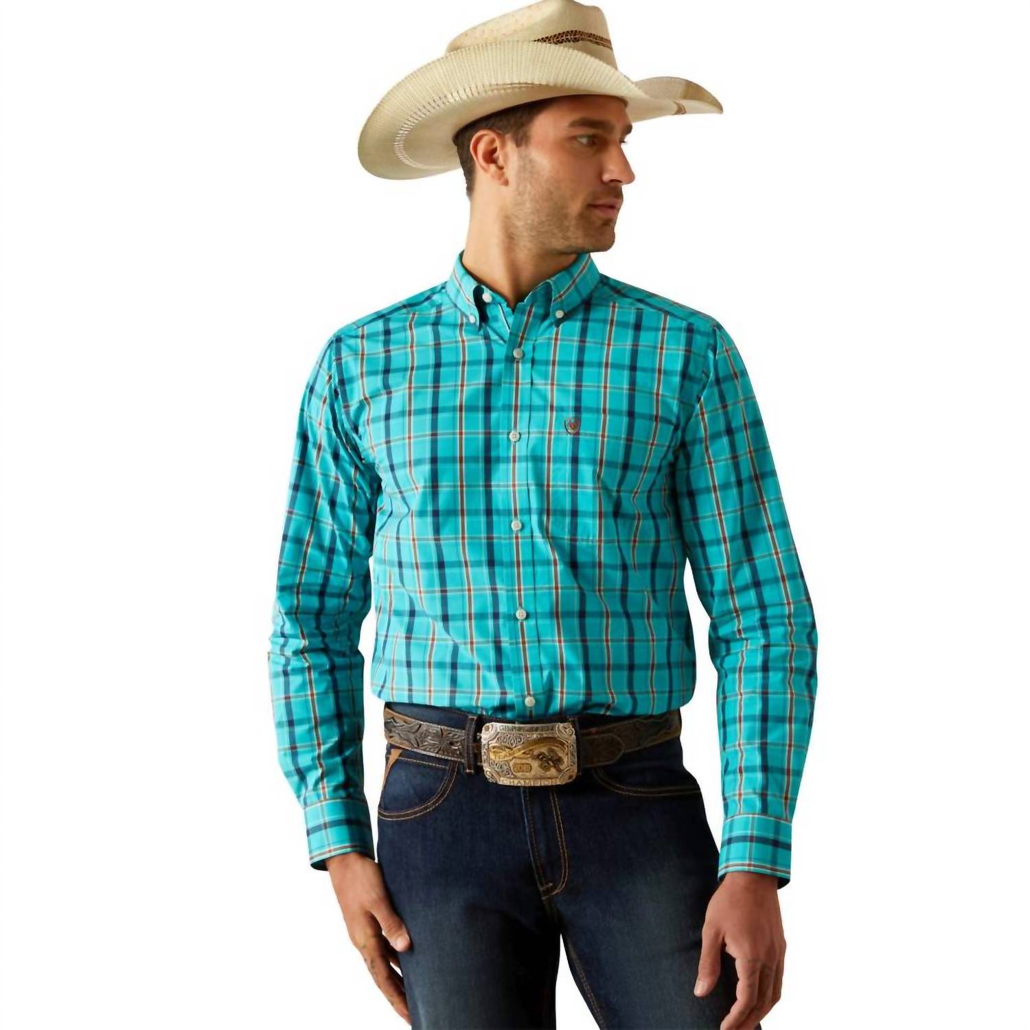 Prenda de hombre color turquesa