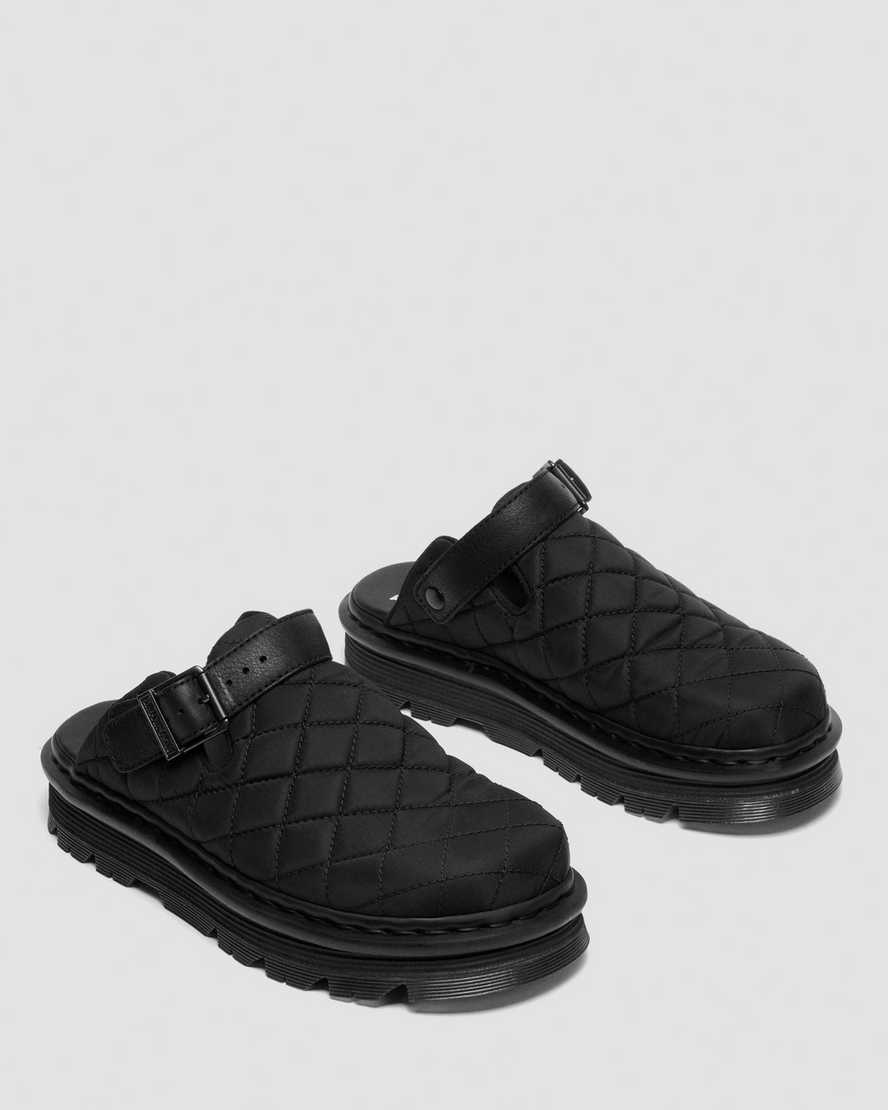Zapatos destalonados de lona con plataforma