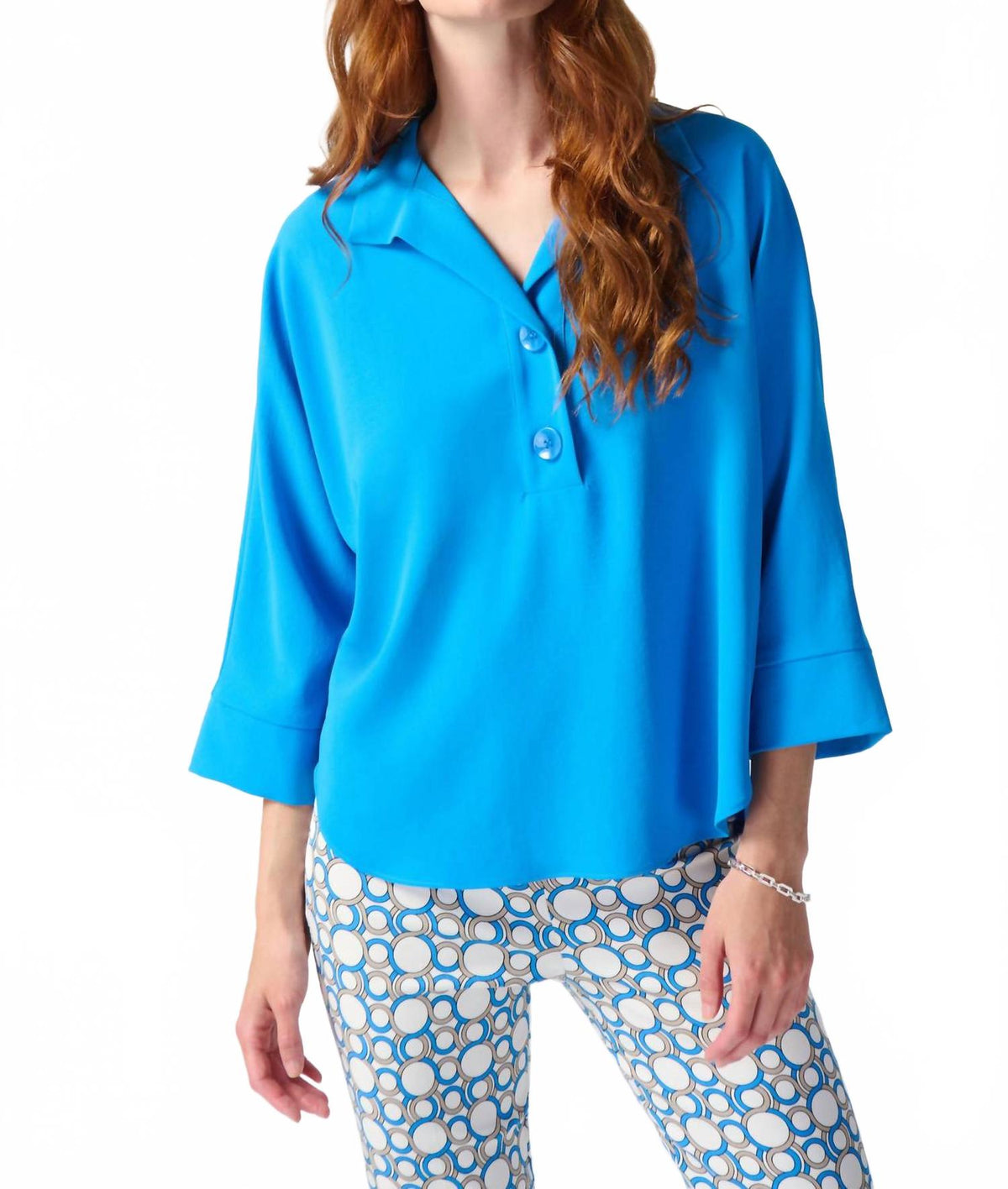 Top color azul