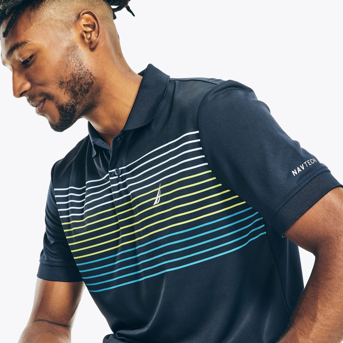 Polo de hombre a rayas