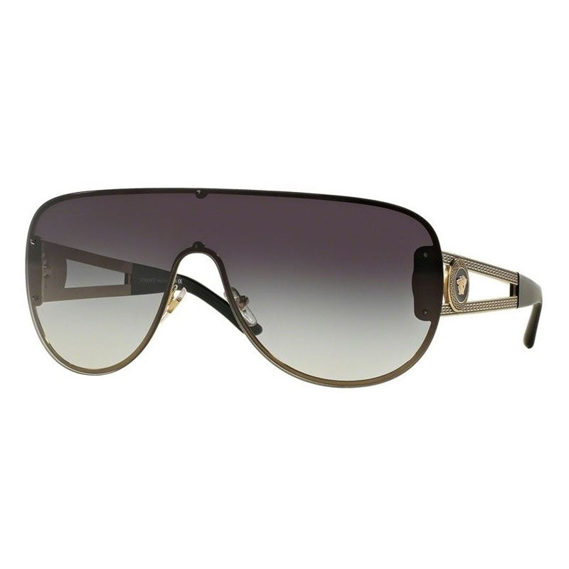 Gafas color gris y dorado