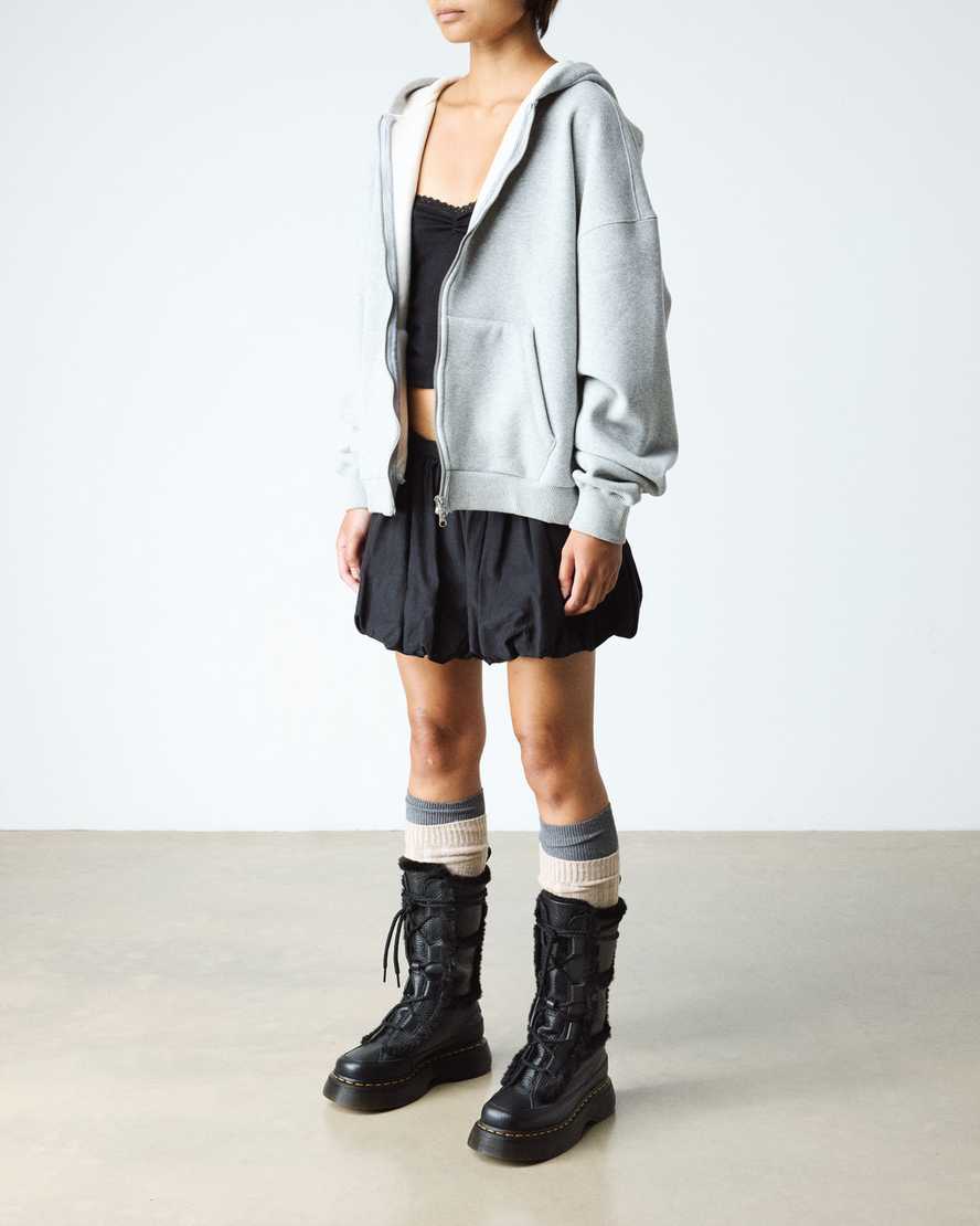 Botas de cuero con cordones