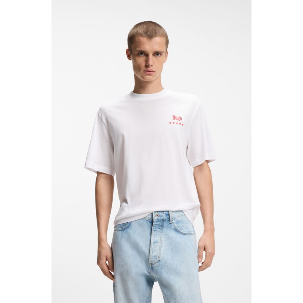 Camiseta de algodón con estampado