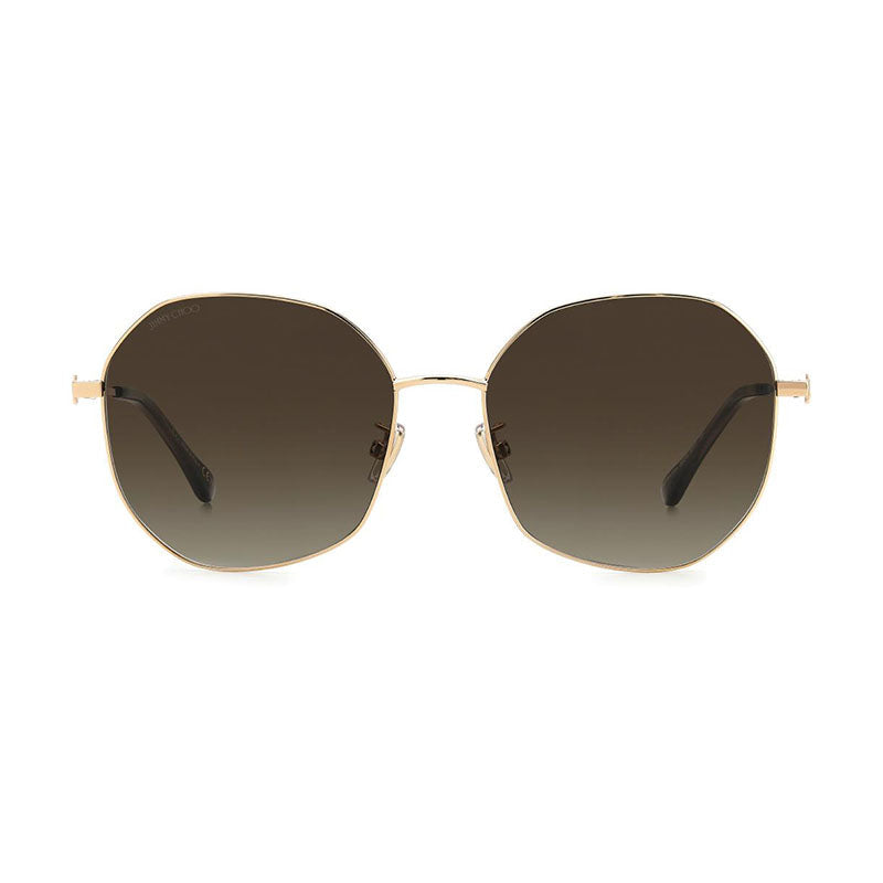 Gafas color oro rosa y café