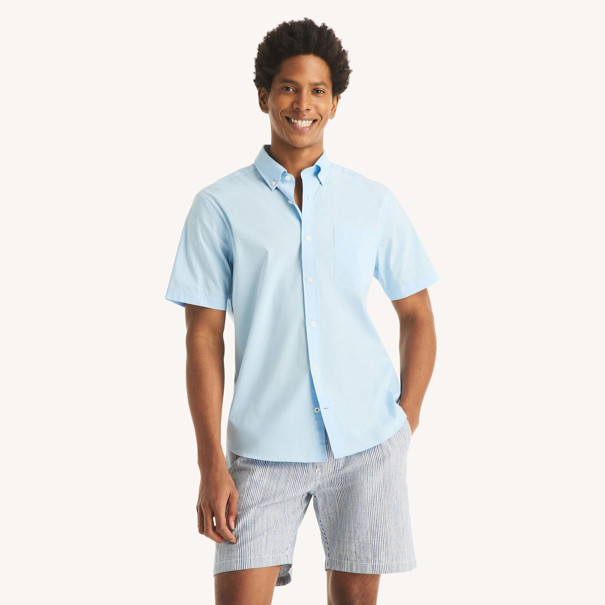 Camisa de hombre de manga corta