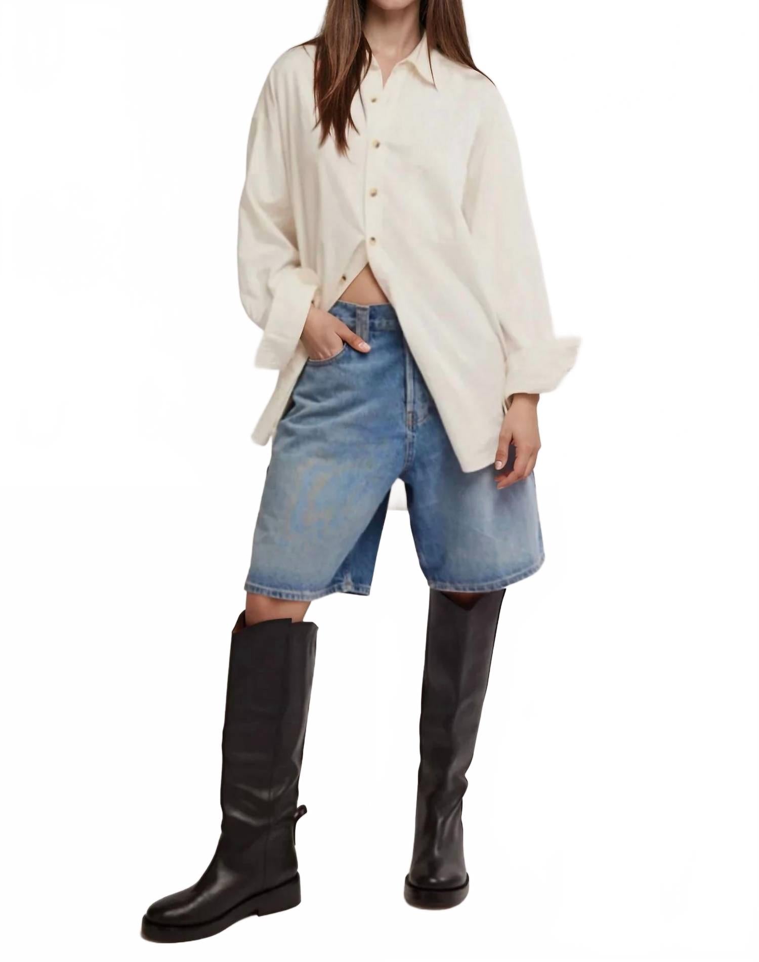 Short de mezclilla