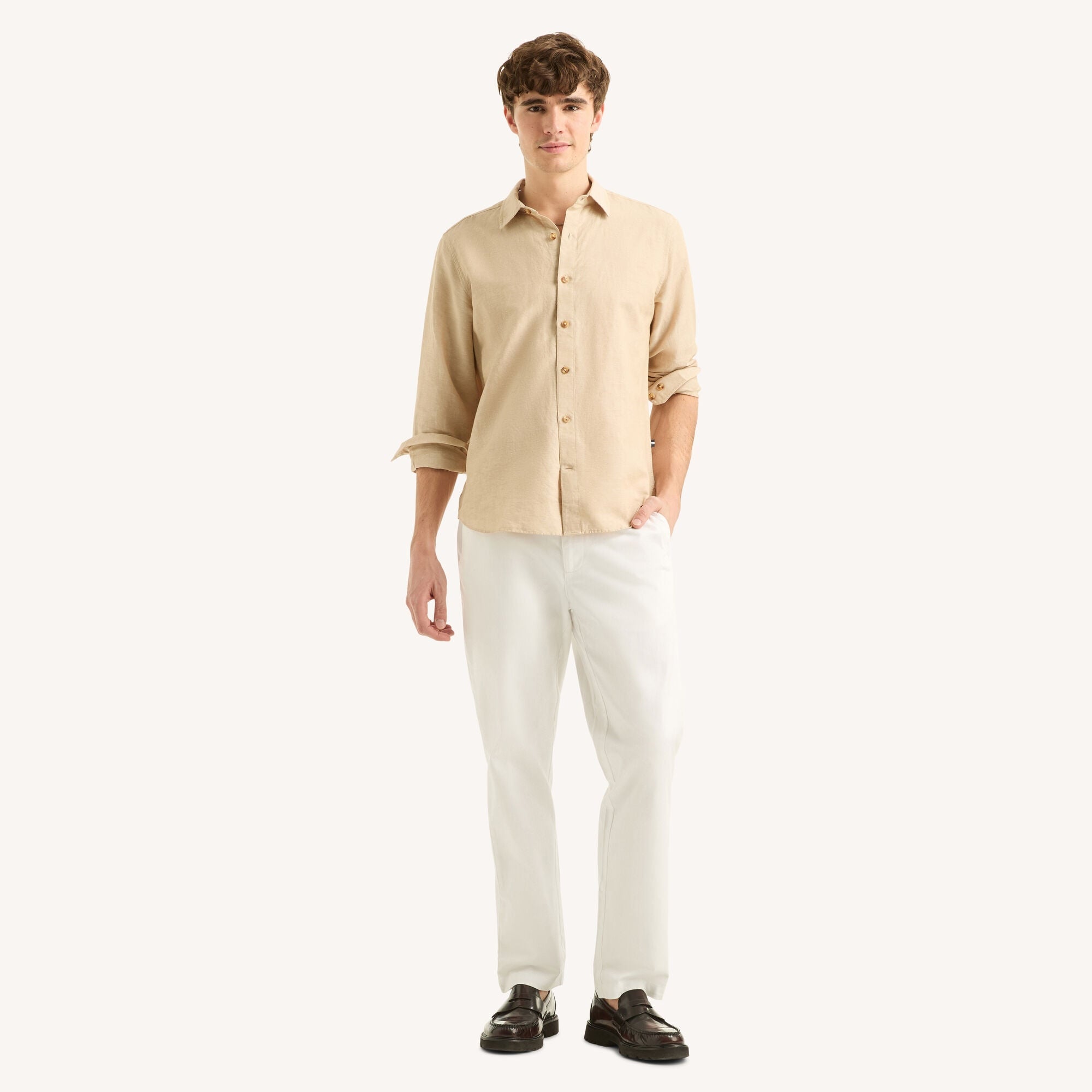 Camisa de hombre de lino