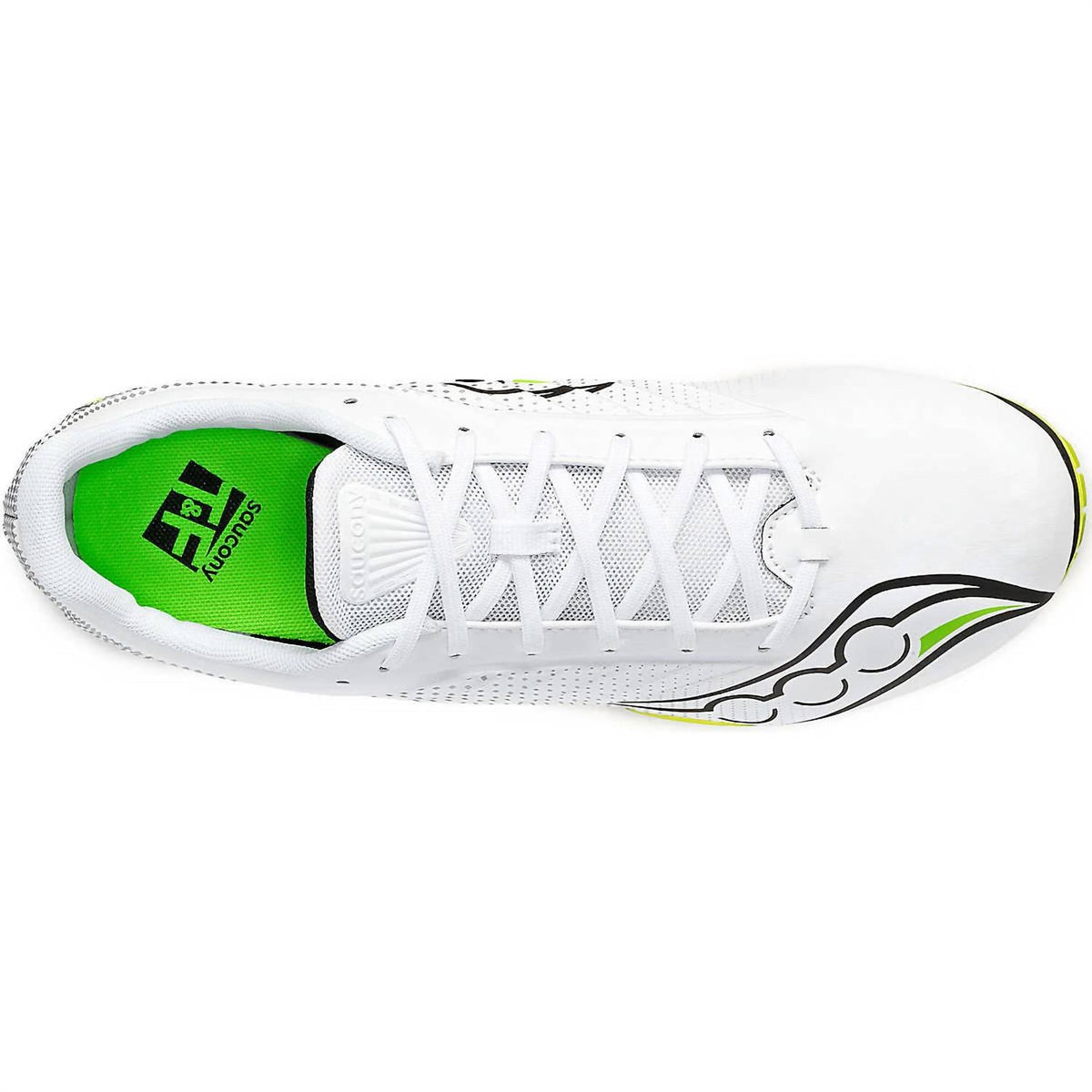 Zapatillas con clavos de hombre color blanco