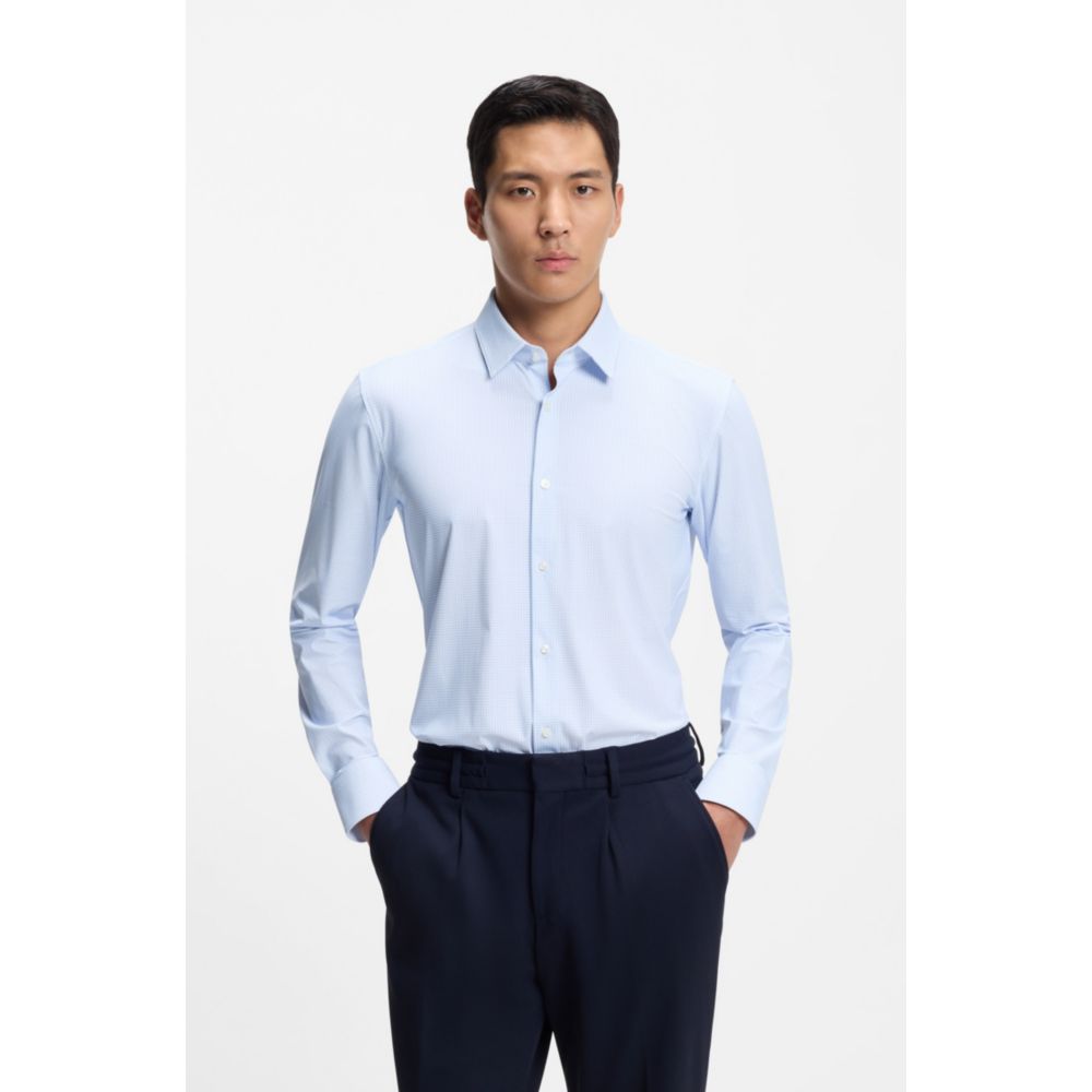 Camisa de corte ajustado con estampado