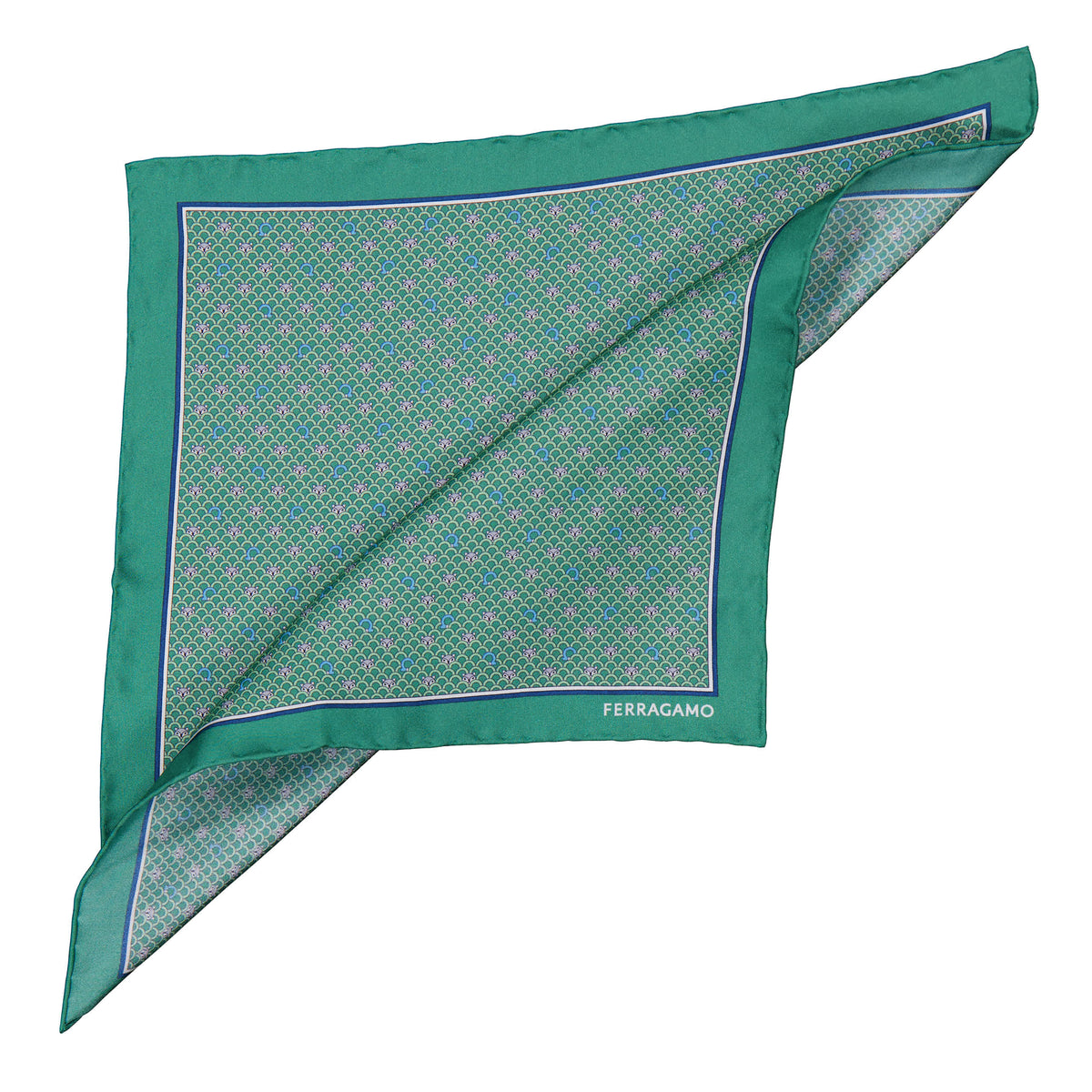Pañuelo de bolsillo color verde