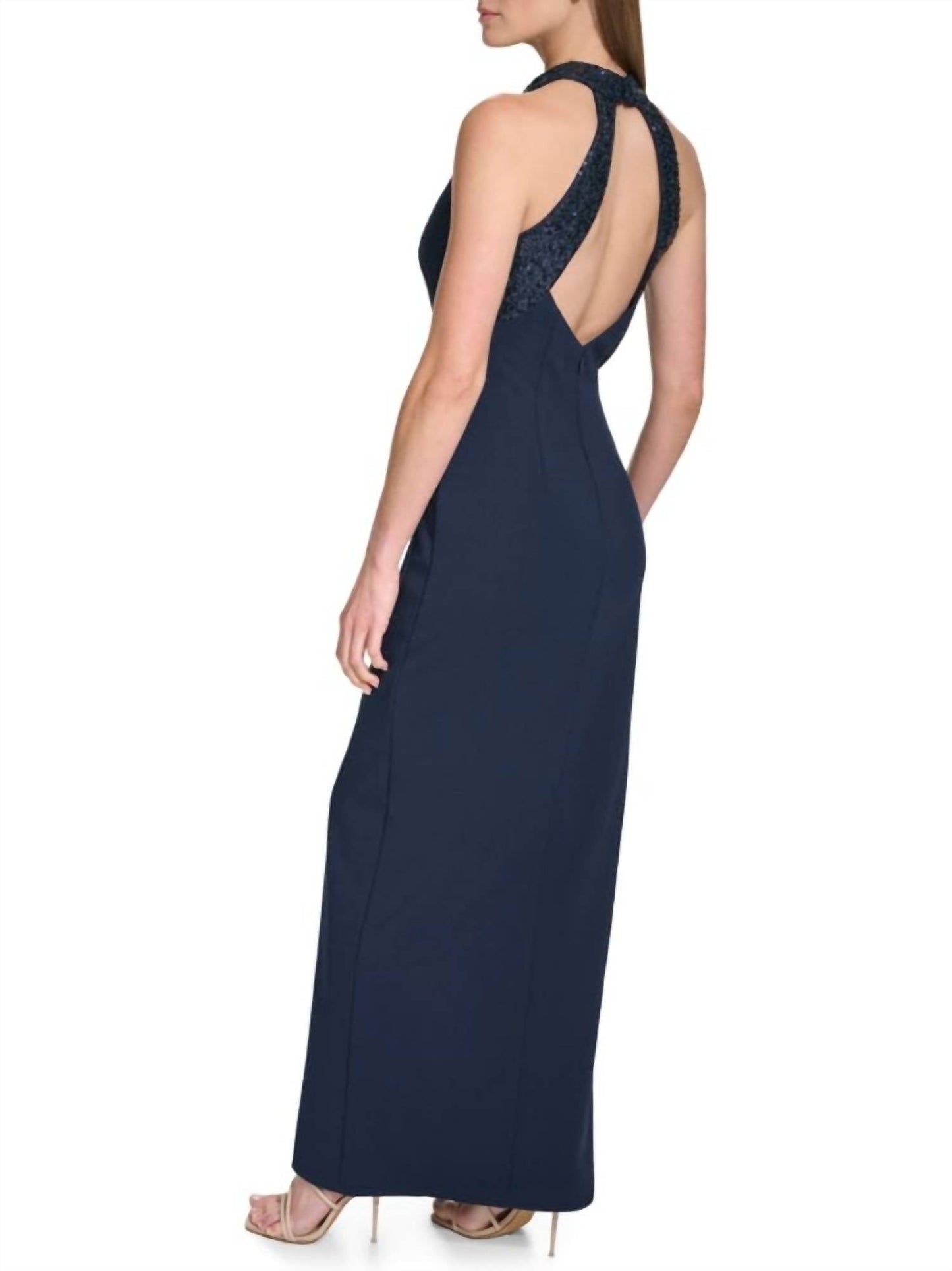 Vestido color azul marino