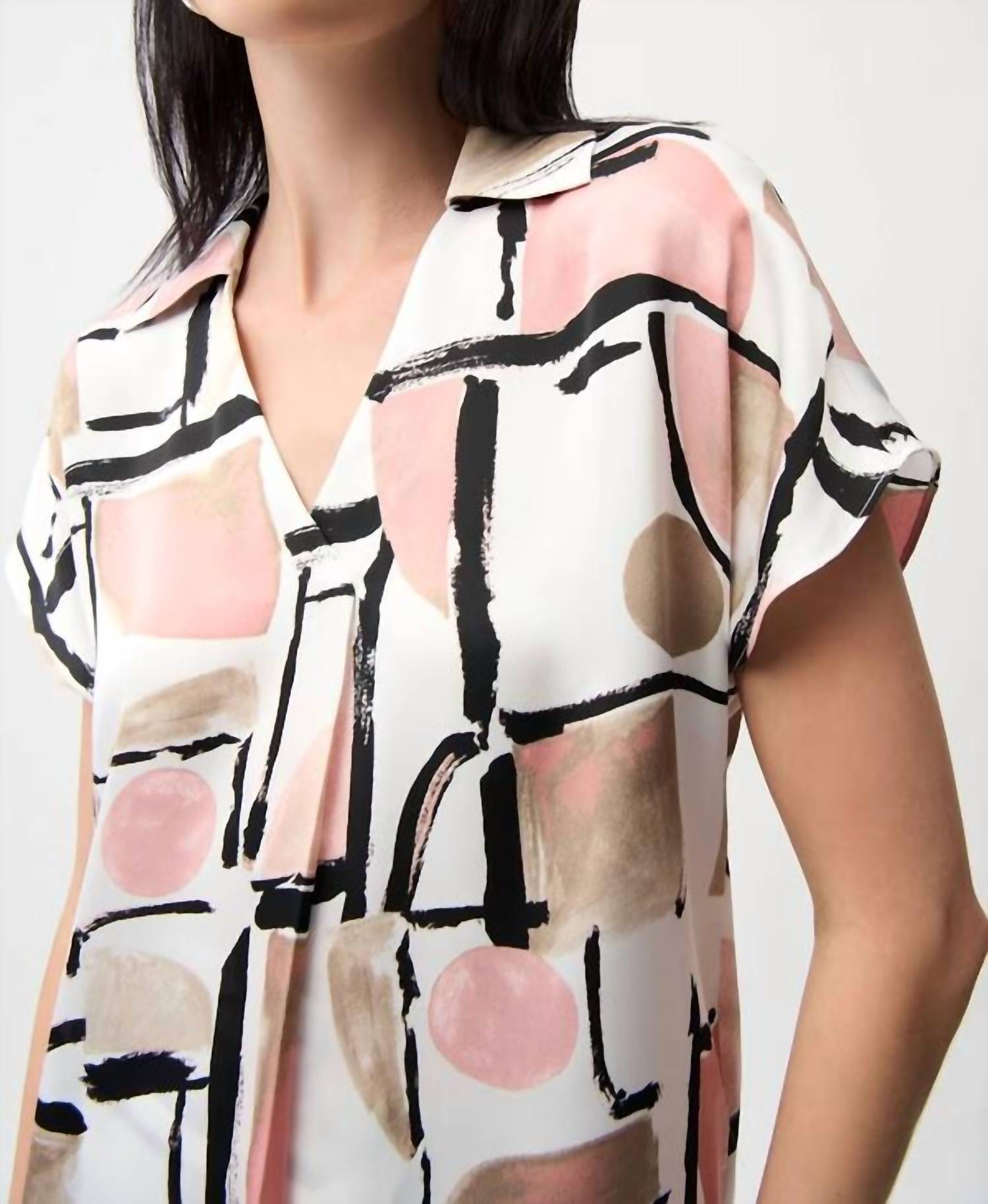 Top con cuello en V