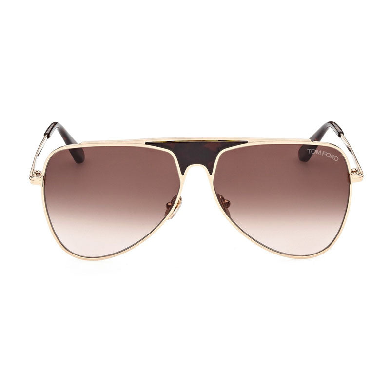 Gafas color oro rosa y café