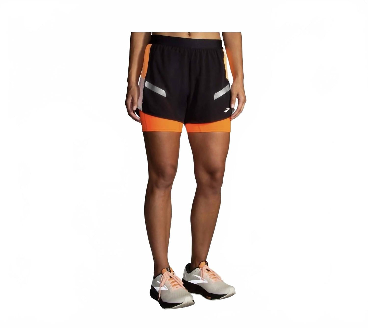 Short color naranja