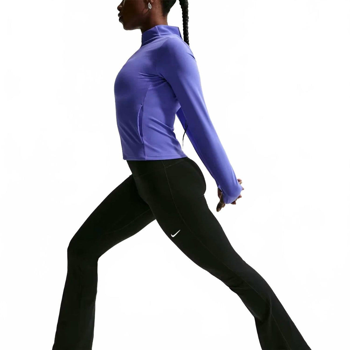 Leggings color negro y blanco