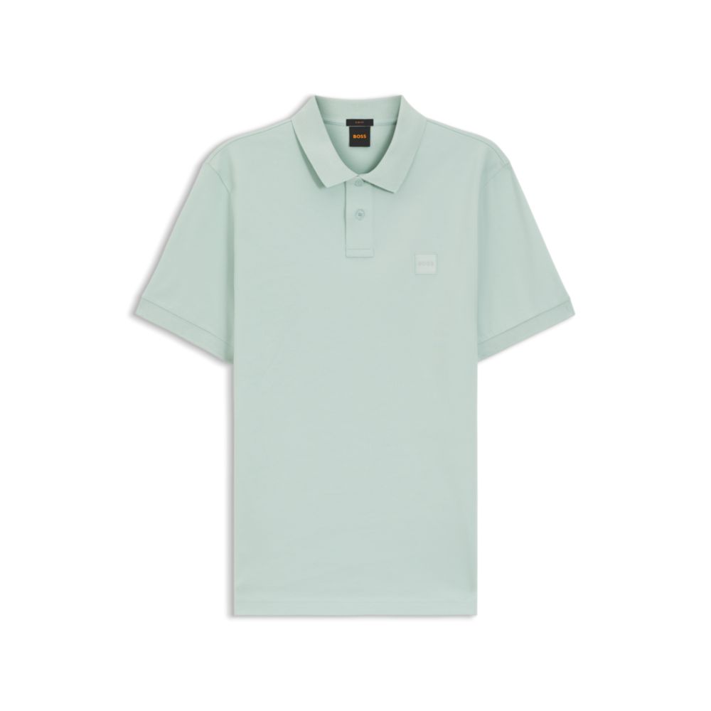 Polo de algodón de corte ajustado