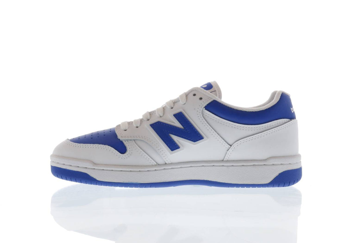 Tenis de hombre color blanco y azul