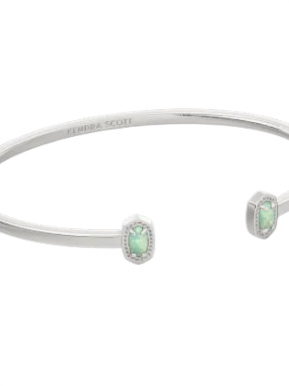 Pulsera de mujer color verde y plateado