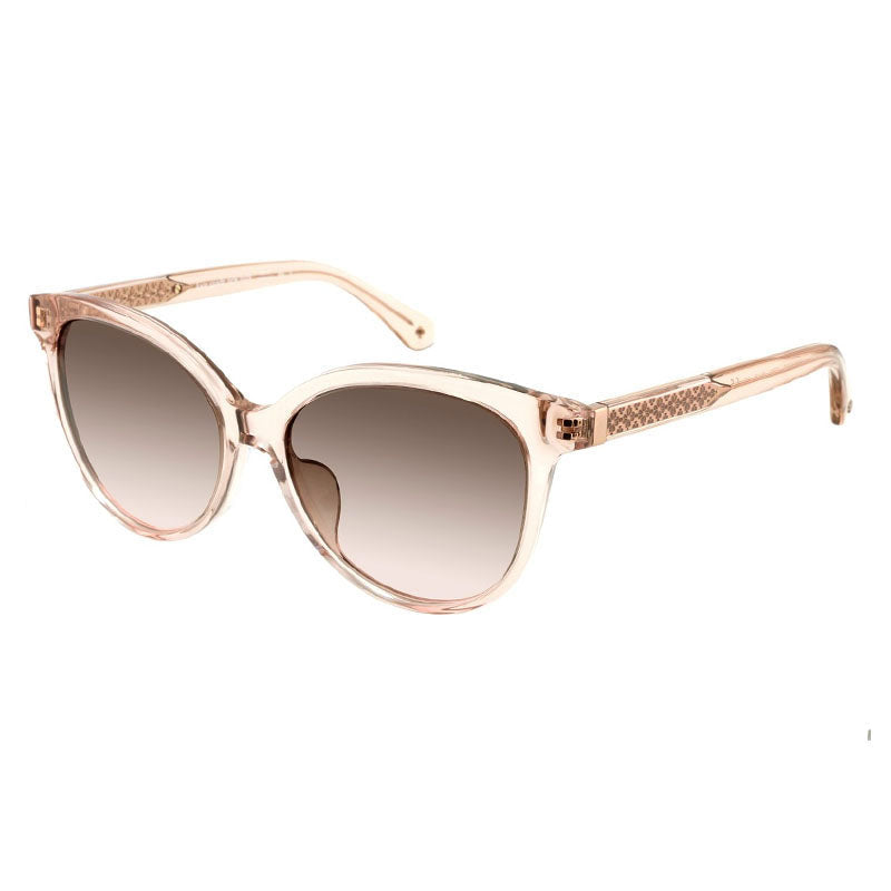 Gafas color café y rosado y beige