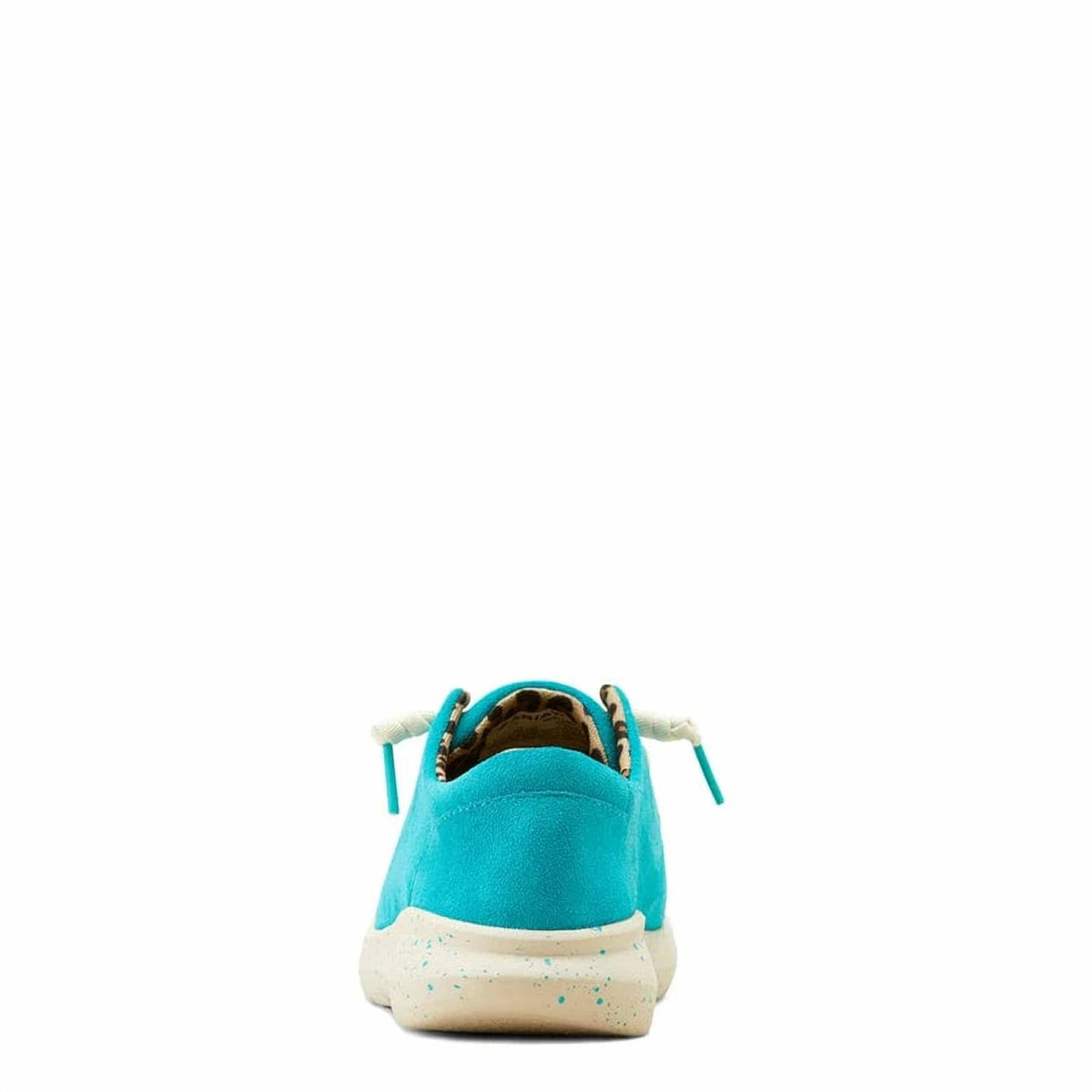 Zapatos de mujer sin cordones color turquesa
