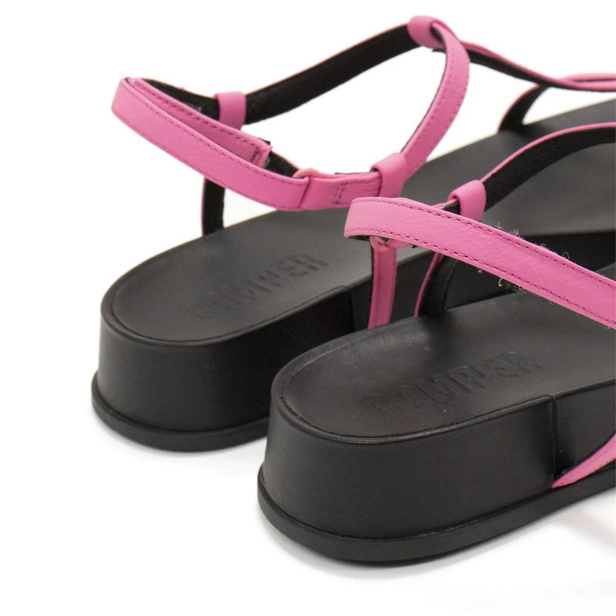 Sandalias de mujer con plataforma color rosado