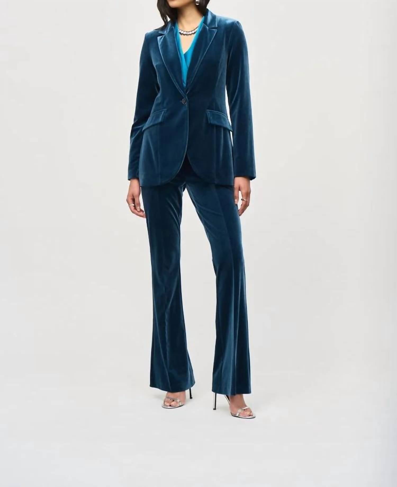 Blazer de terciopelo