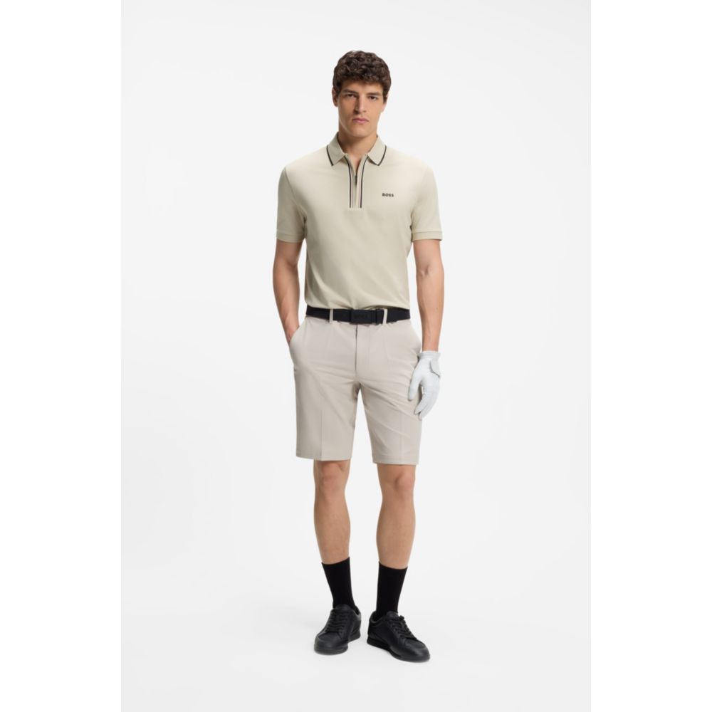 Polo de algodón de corte ajustado