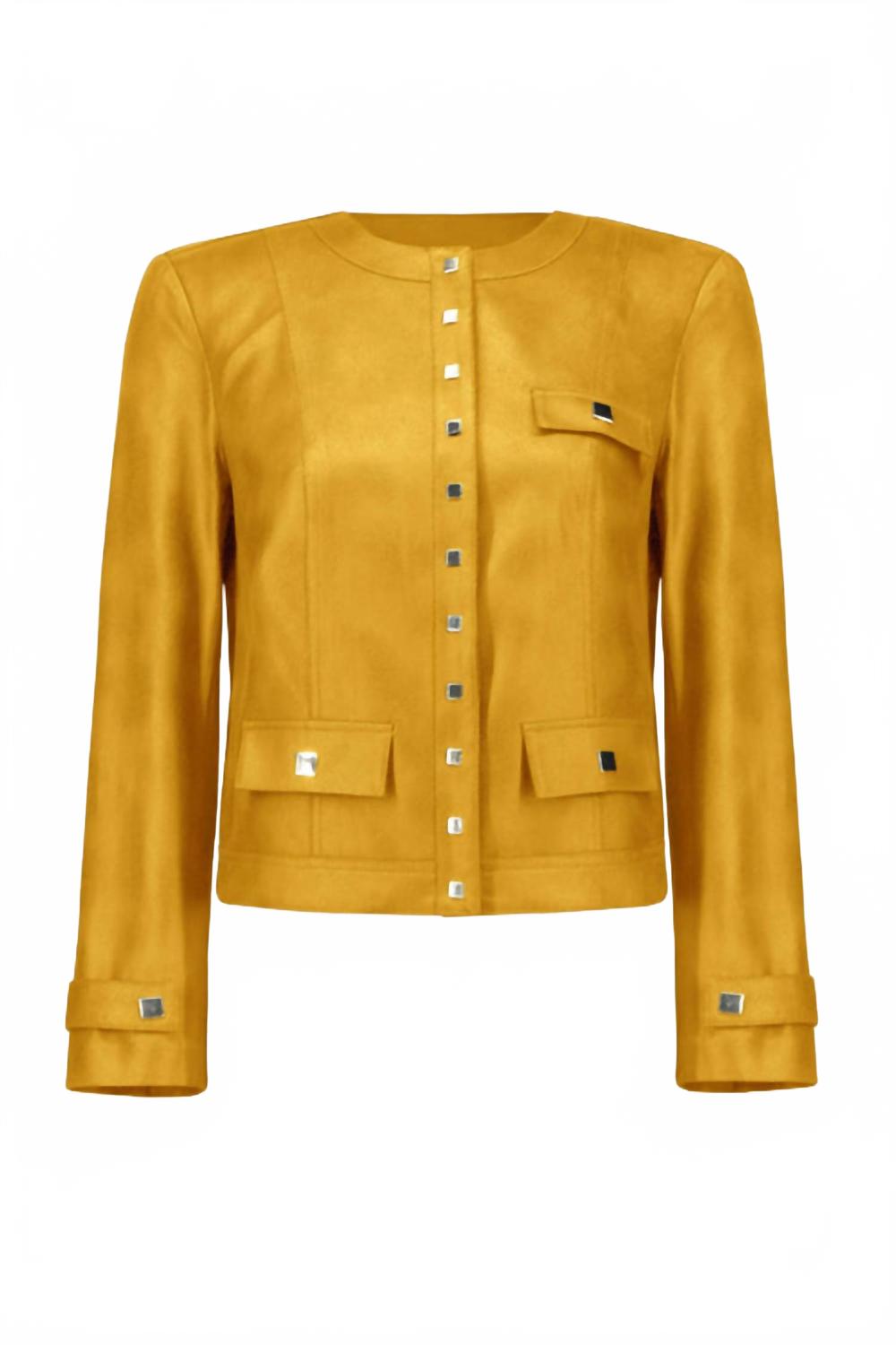 Chaqueta de gamuza sintética