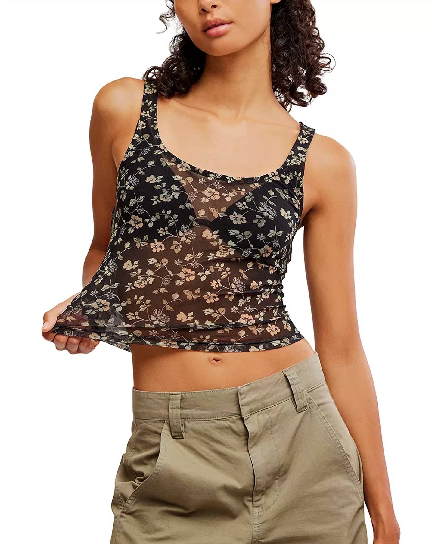 Top color negro