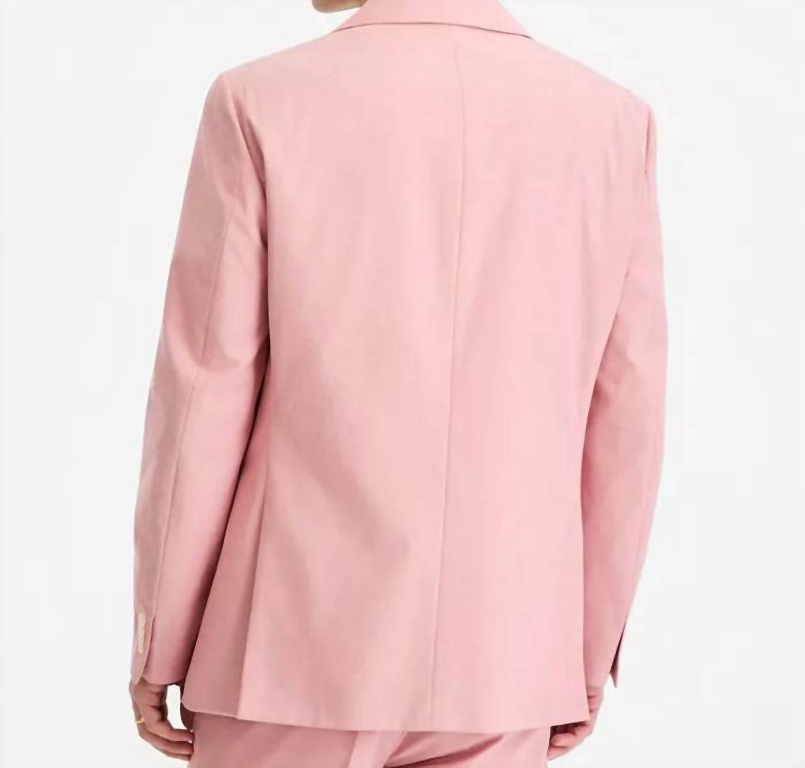 Chaqueta de hombre color rosado