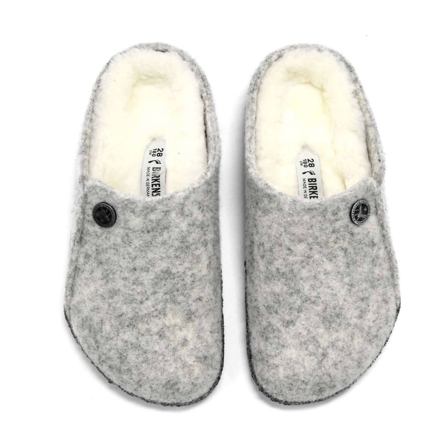 Zuecos para niña color gris claro