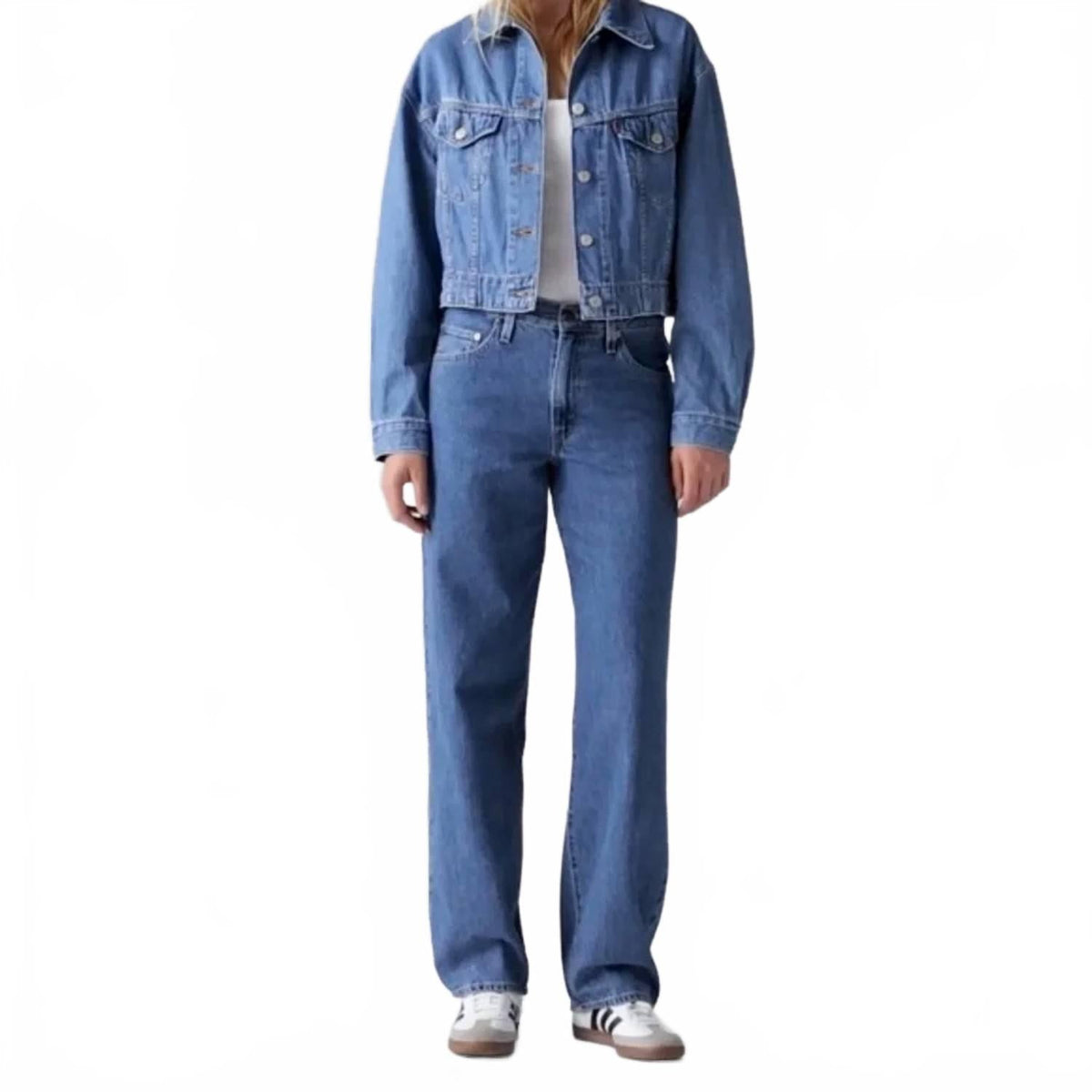 Jean color azul