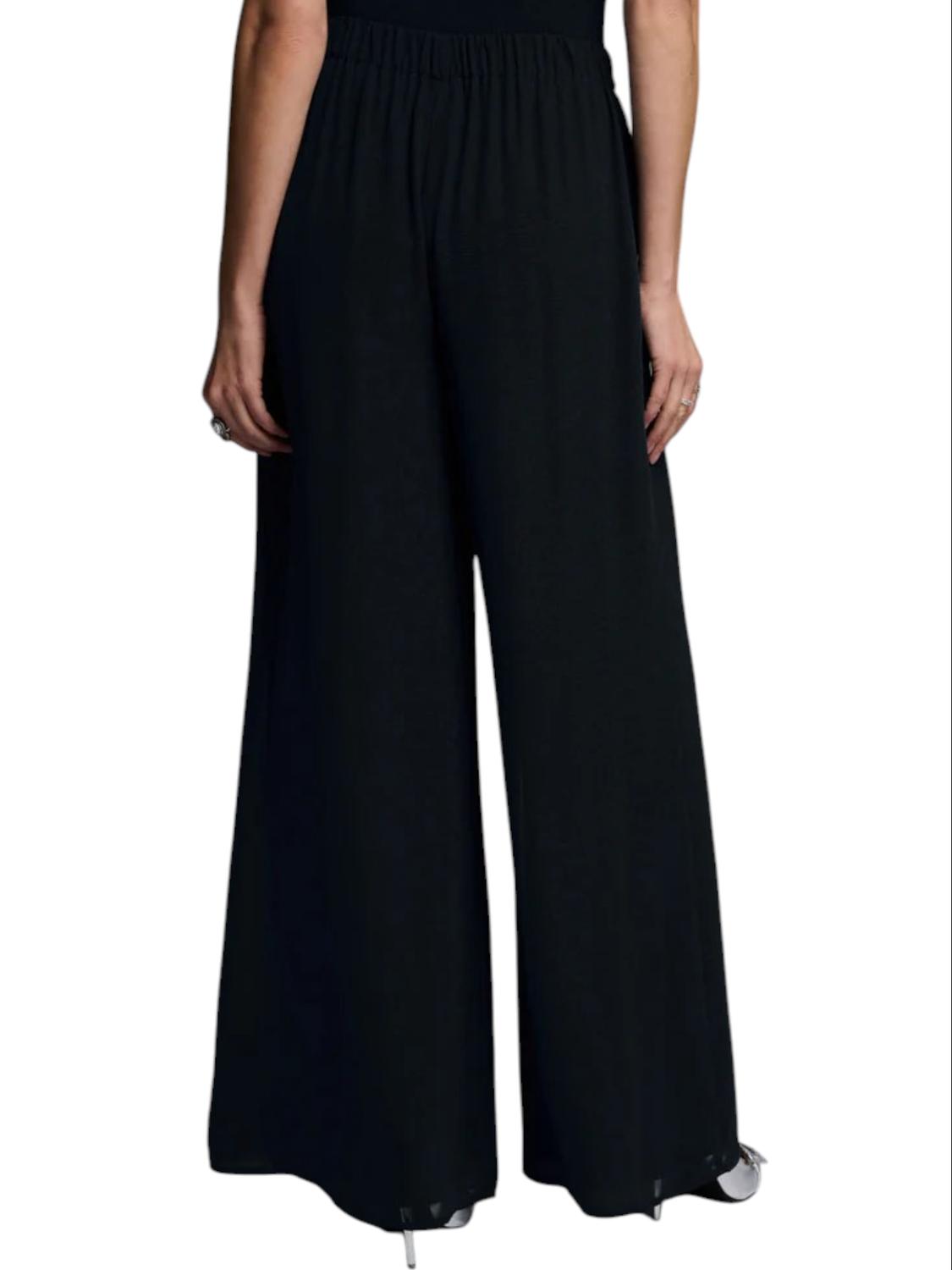 Pantalón de gasa color negro