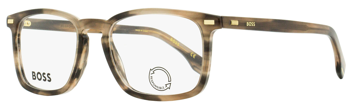 Montura para gafas de hombre 53 mm color gris y café