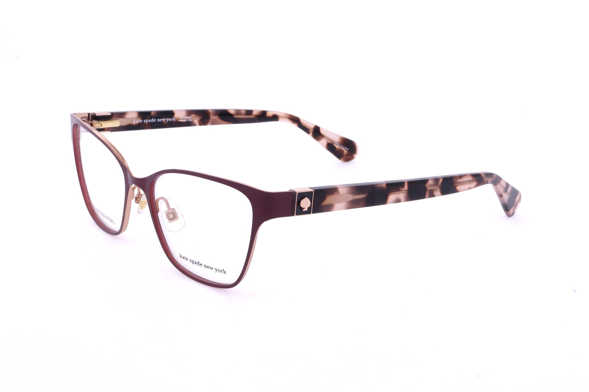 Gafas 52 mm color oro rosa y rojo