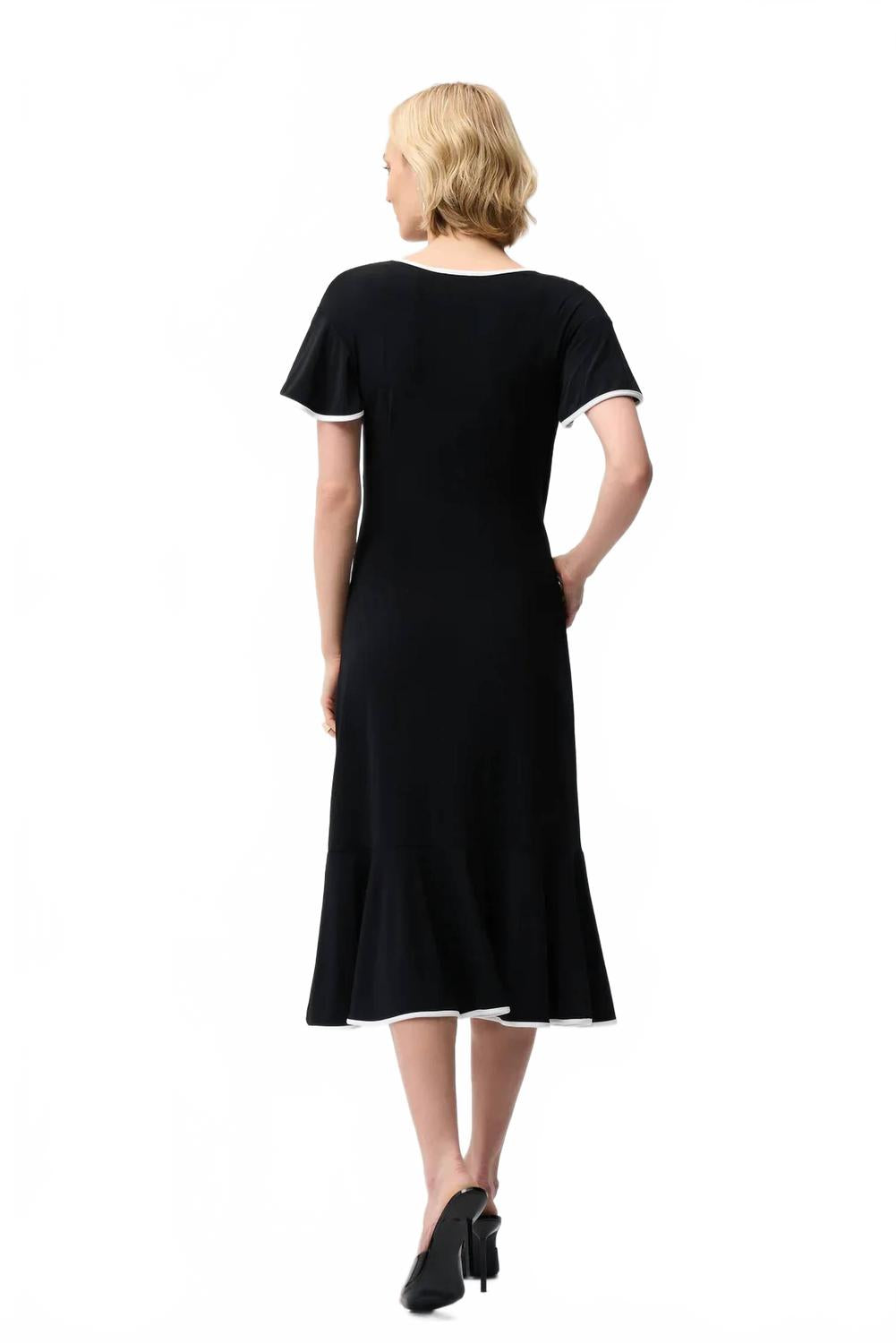 Vestido midi color negro